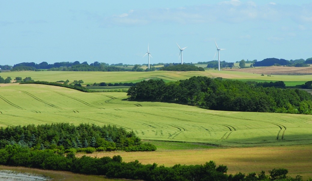 Samsø landscape with wind turbines. Photo: Rasmus Ole Rasmussen